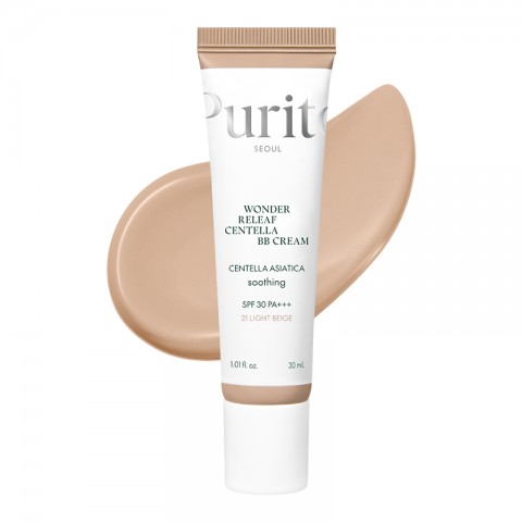 PURITO BB cream Seoul Wonder Releaf Centella BB Cream №21 Light Beige 30 mlIVET.RO - Reduceri de până la -80%