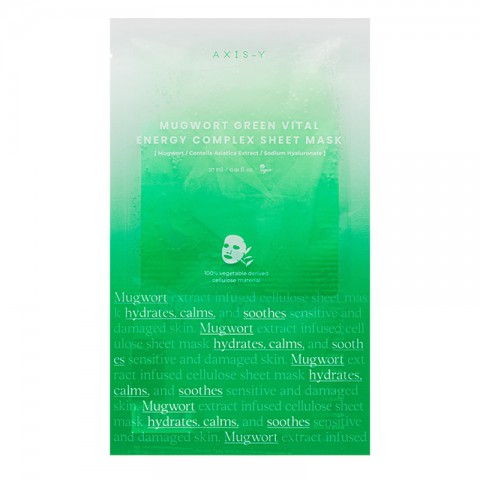 AXIS-Y Mugwort Green Vital Energy Complex Sheet Mask 27 mlIVET.RO - Reduceri de până la -80%