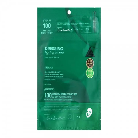 VT COSMETICS PRO CICA REEDLE SHOT 100 2STEP HYDROGEL MASK 1 pcsIVET.RO - Reduceri de până la -80%