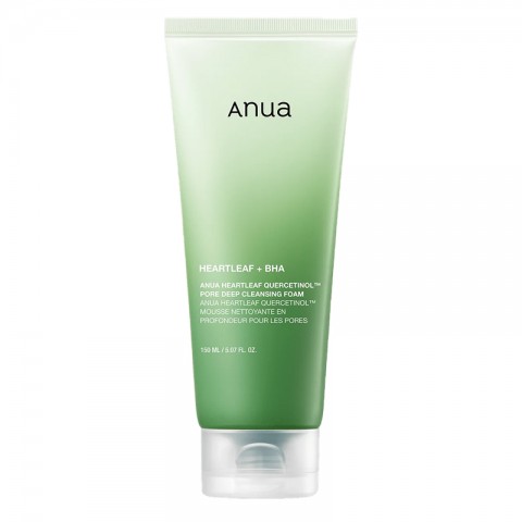 ANUA Heartleaf Quercetinol Pore Deep Cleansing Foam cu quercetinol și frunze de stejar heartleaf 150 mlIVET.RO - Reduceri de până la -80%