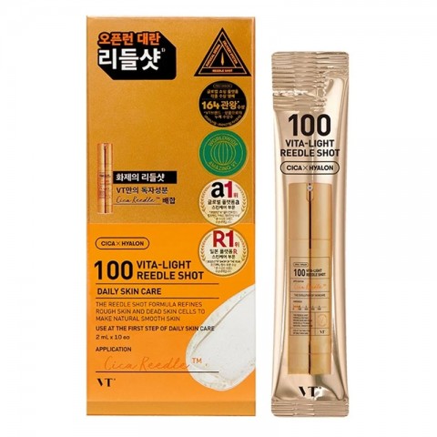 VT COSMETICS Vita-Light Reedle Shot 100 SET 2 ml * 10 pcsIVET.RO - Reduceri de până la -80%