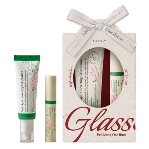 [AXIS-Y] Glass Skin Duo Set 50 ml face serum + 10 ml eye serumIVET.RO - Reduceri de până la -80%