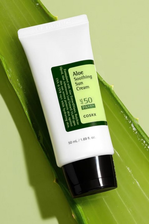 COSRX Aloe Soothing Sun Cream SPF50+ PA+++ 50 mlIVET.RO - Reduceri de până la -80%