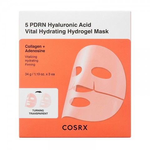 COSRX 5 PDRN Hyaluronic Acid Vital Hydrating Hydrogel Masks 34g * 3 bucIVET.RO - Reduceri de până la -80%