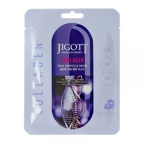 Jigott Collagen Real Ampoule Mask 27 mlIVET.RO - Reduceri de până la -80%