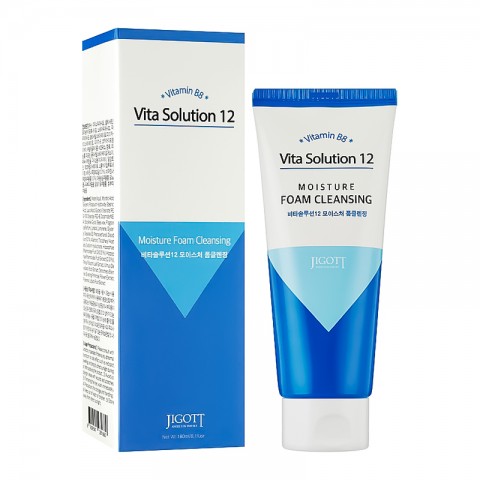 Jigott Vita Solution 12 Moisture Foam Cleansing 180 mlIVET.RO - Reduceri de până la -80%
