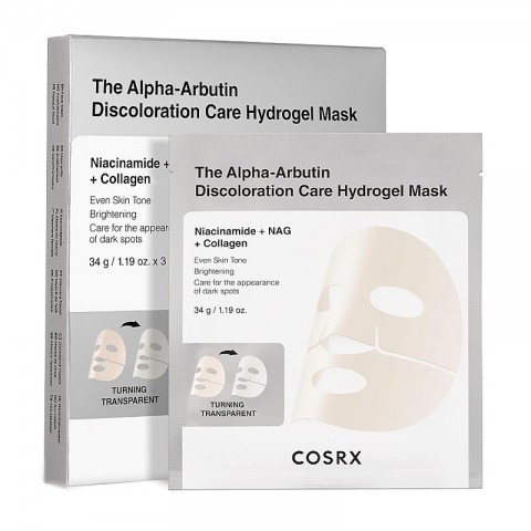 COSRX Arbutin Discoloration Care Hydrogel Mask 34g * 3 bucIVET.RO - Reduceri de până la -80%