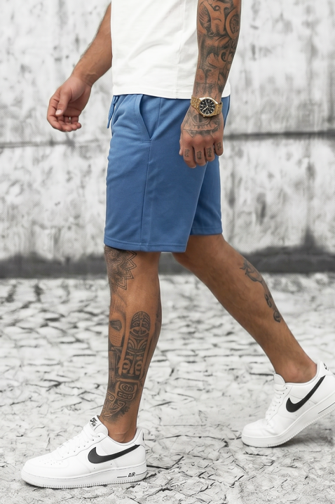 Pantaloni scurți pentru bărbați JERBO BLUE, Culoare: albastru, IVET.RO - Reduceri de până la -80%