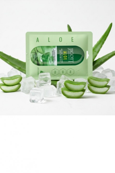 Jigott Aloe Real Ampoule Mask 27 mlIVET.RO - Reduceri de până la -80%