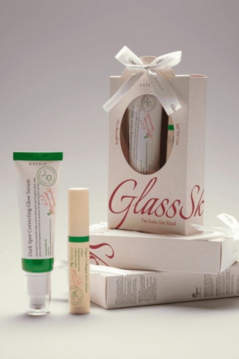 [AXIS-Y] Glass Skin Duo Set 50 ml face serum + 10 ml eye serumIVET.RO - Reduceri de până la -80%