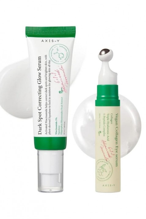 [AXIS-Y] Glass Skin Duo Set 50 ml face serum + 10 ml eye serumIVET.RO - Reduceri de până la -80%