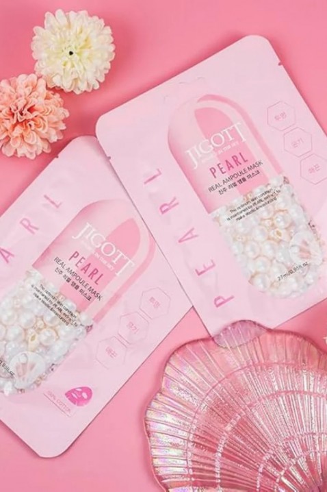 Jigott Pearl Real Ampoule Mask 27 mlIVET.RO - Reduceri de până la -80%