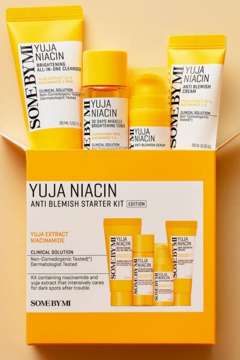 SomeByMi Yuja Niacin Anti Blemish Starter Kit (30 ml, 30 ml, 20 ml, 10 ml)IVET.RO - Reduceri de până la -80%