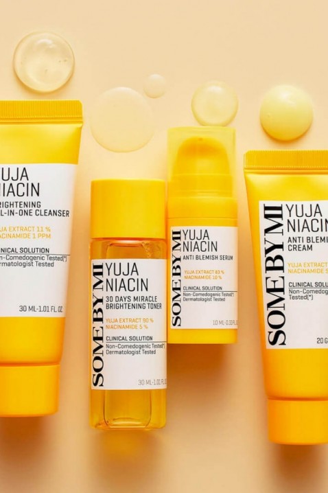 SomeByMi Yuja Niacin Anti Blemish Starter Kit (30 ml, 30 ml, 20 ml, 10 ml)IVET.RO - Reduceri de până la -80%