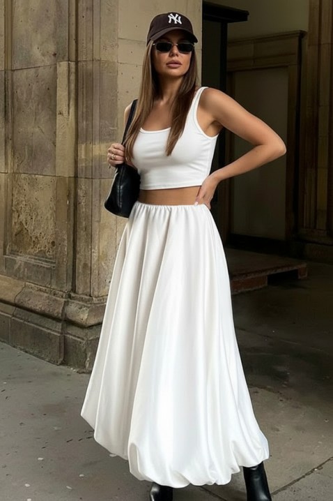 Fustă BROLENFA WHITE, Culoare: alb, IVET.RO - Reduceri de până la -80%