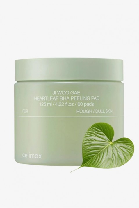 CELIMAX Ji Woo Gae Heartleaf BHA Peeling Pad 125 ml 60 bucIVET.RO - Reduceri de până la -80%