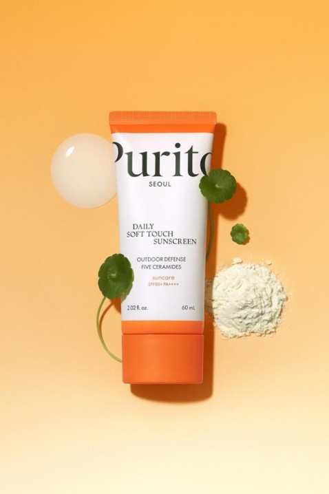PURITO Seoul Daily Soft Touch Sunscreen SPF 50 PA++++ Ceramide Sunscreen 60 mlIVET.RO - Reduceri de până la -80%