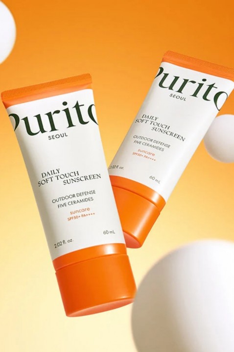 PURITO Seoul Daily Soft Touch Sunscreen SPF 50 PA++++ Ceramide Sunscreen 60 mlIVET.RO - Reduceri de până la -80%