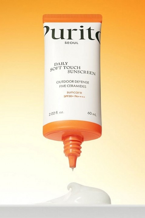 PURITO Seoul Daily Soft Touch Sunscreen SPF 50 PA++++ Ceramide Sunscreen 60 mlIVET.RO - Reduceri de până la -80%