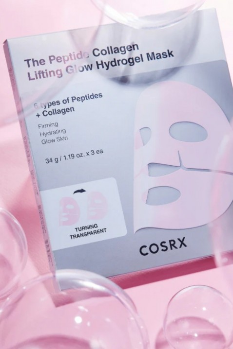 COSRX Peptide Collagen Glow Hydrogel Mask 34g * 3 bucIVET.RO - Reduceri de până la -80%