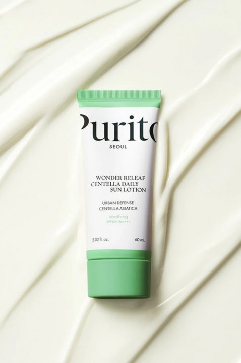PURITO SAMPLE Wonder Releaf Centella Daily Sun Lotion SPF 50+ PA++++ 1 gIVET.RO - Reduceri de până la -80%