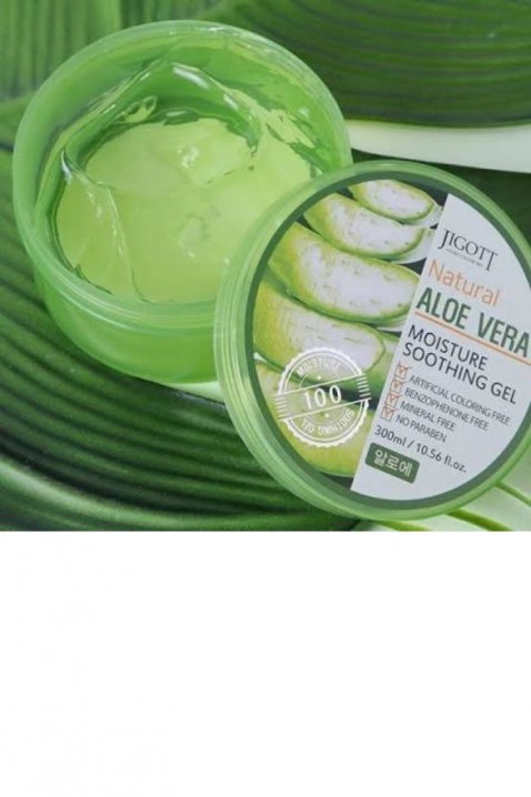 Jigott Natural Aloe Vera Moisture Soothing Gel 300 mlIVET.RO - Reduceri de până la -80%