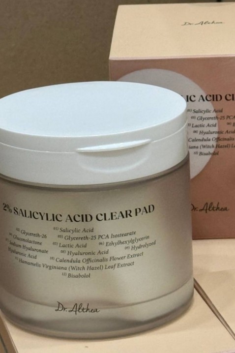 DR. ALTHEA 2% Salicylic Acid Clear Pad 60 bucIVET.RO - Reduceri de până la -80%