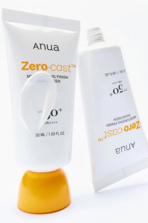 ANUA Zero-Cast Moisturizing Finish Sunscreen 50 mlIVET.RO - Reduceri de până la -80%