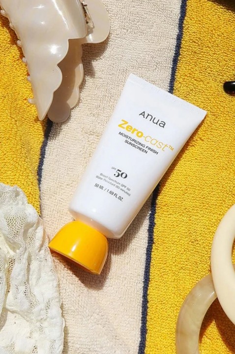 ANUA Zero-Cast Moisturizing Finish Sunscreen 50 mlIVET.RO - Reduceri de până la -80%