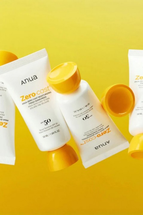 ANUA Zero-Cast Moisturizing Finish Sunscreen 50 mlIVET.RO - Reduceri de până la -80%