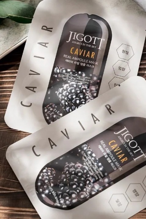 Jigott Caviar Real Ampoule Mask 27 mlIVET.RO - Reduceri de până la -80%