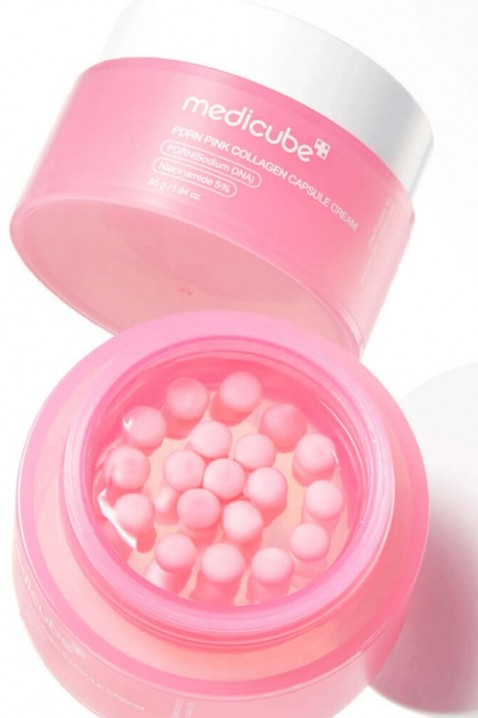 MEDICUBE PDRN Pink Collagen Capsule Cream 55 gIVET.RO - Reduceri de până la -80%