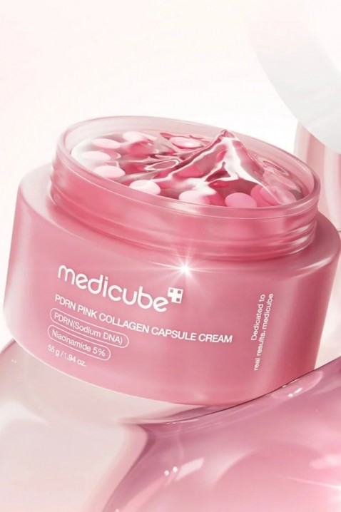 MEDICUBE PDRN Pink Collagen Capsule Cream 55 gIVET.RO - Reduceri de până la -80%