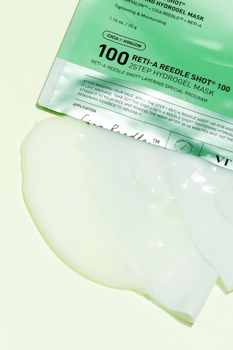 VT COSMETICS RETI-A REEDLE SHOT 100 2STEP HYDROGEL MASK 1,5 g + 33 gIVET.RO - Reduceri de până la -80%