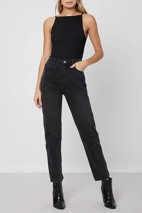 Top minimalist pentru femei, cu un design simplu CARELINA BLACK, Culoare: negru, IVET.RO - Reduceri de până la -80%