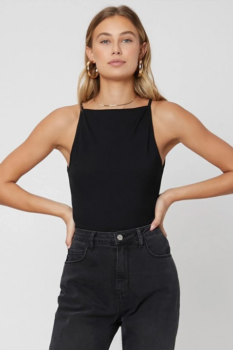 Top minimalist pentru femei, cu un design simplu CARELINA BLACK, Culoare: negru, IVET.RO - Reduceri de până la -80%