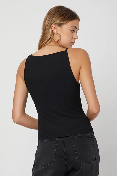 Top minimalist pentru femei, cu un design simplu CARELINA BLACK, Culoare: negru, IVET.RO - Reduceri de până la -80%