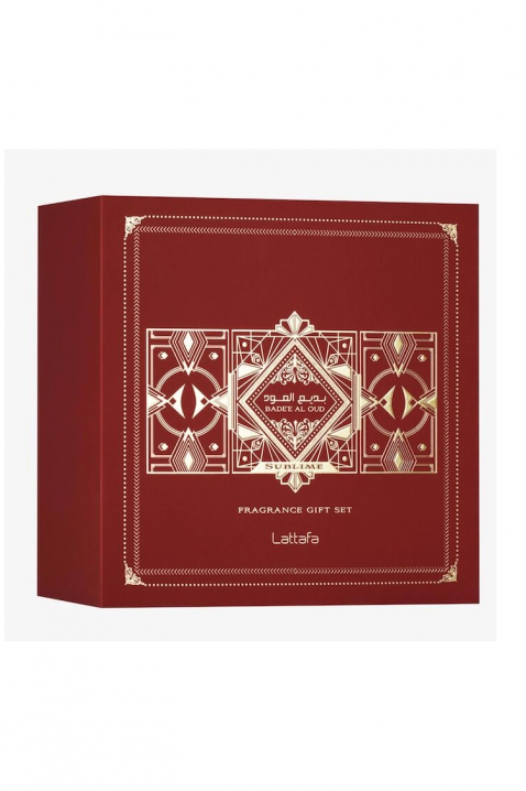 Set unisex arabesc Lattafa Bade`e Al Oud Sublime EDP 100 ml + 12 ml EDP + Hair Mist 50 mlIVET.RO - Reduceri de până la -80%