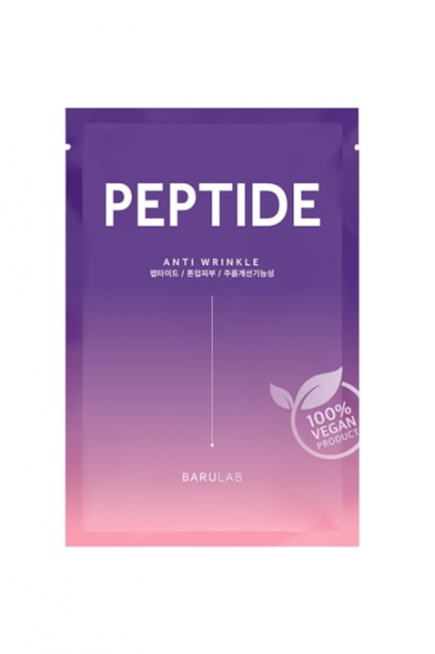 Mască șervețel exfoliantă pentru față BARULAB The Clean Vegan Mask Peptide 23gIVET.RO - Reduceri de până la -80%