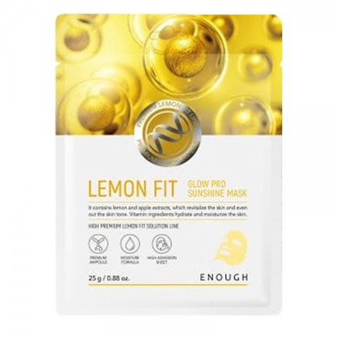 ENOUGH Lemon Fit Glow Sunshine Mask 1 bucIVET.RO - Reduceri de până la -80%