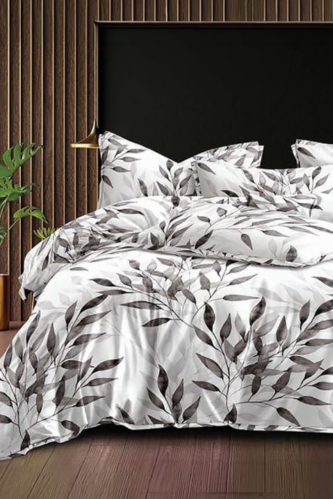 Set de lenjerie de pat din bumbac, format din trei piese, cu imprimeu floral OLIVIENA 160x200 cm, Culoare: multicolor, IVET.RO - Reduceri de până la -80%