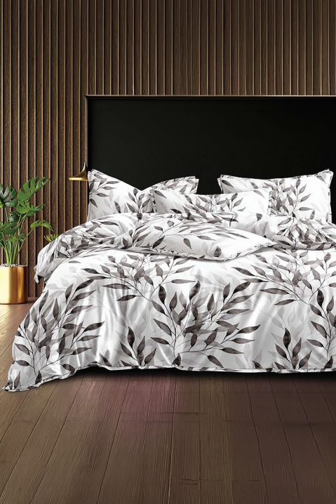 Set de lenjerie de pat din bumbac, format din trei piese, cu imprimeu floral OLIVIENA 160x200 cm, Culoare: multicolor, IVET.RO - Reduceri de până la -80%
