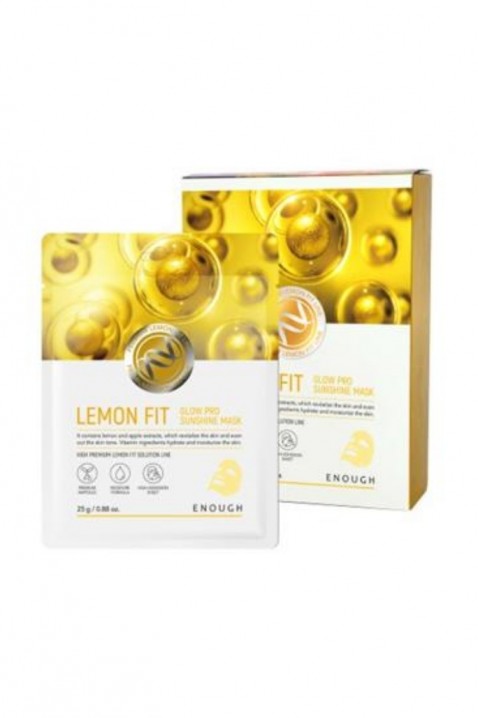 ENOUGH Lemon Fit Glow Sunshine Mask 1 bucIVET.RO - Reduceri de până la -80%