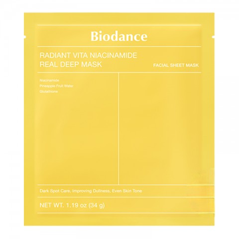 BIODANCE Radiant Vita Niacinamide Real Deep Mask 1 bucIVET.RO - Reduceri de până la -80%