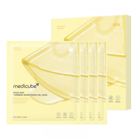 MEDICUBE Kojic Acid Turmeric Brightening y Gel Mask Set 4 bucIVET.RO - Reduceri de până la -80%