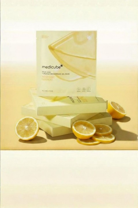 MEDICUBE Kojic Acid Turmeric Brightening y Gel Mask Set 4 bucIVET.RO - Reduceri de până la -80%