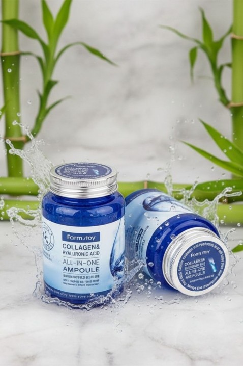FarmStay Collagen & Hyaluronic Acid All-In-One Ampoule 250 mlIVET.RO - Reduceri de până la -80%