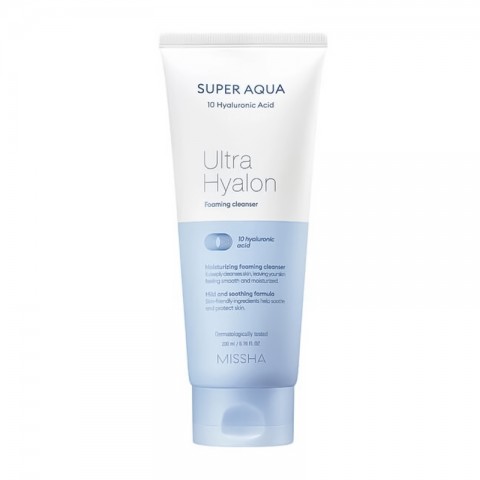 MISSHA Super Aqua Ultra Hyalron Cleansing Foam Hyaluronic, 200 mlIVET.RO - Reduceri de până la -80%