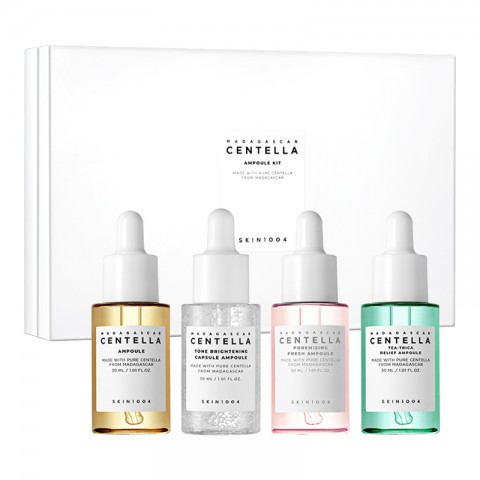 SKIN1004 Madagascar Centella Ampoule Kit 4 pcs*30 mlIVET.RO - Reduceri de până la -80%