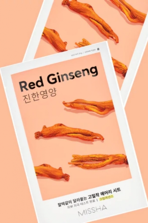 MISSHA Airy Fit Sheet Mask Red Ginseng 1 pcIVET.RO - Reduceri de până la -80%